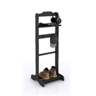 Home Wooden Coat And Shoe Stand For Entrance Hallway OEM / ODM